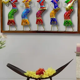 RSN Red Metal Frame Wall Decor-image-8