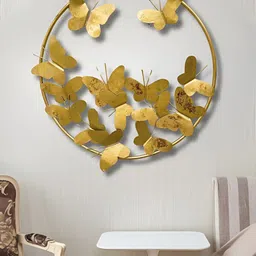 ANSHIKA INTERNATIONAL Beige Butterfly Hanging Wall Decor-image-36