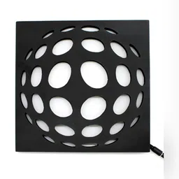 VAH Kya Bat Hai !! Black & White Textured Wooden Wall Hanging-image-82
