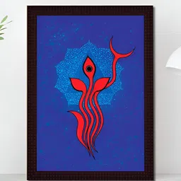 Tamatina Blue & Red 1 Piece Pushpalochana One Who Has Eyes Like Flowers Wall Paintings-image-38