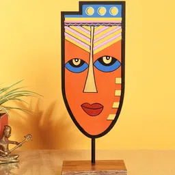 AAKRITI ART CREATIONS Multicoloured Jolly Jessica Table Decor Mask-image-15