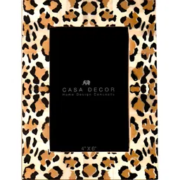 CASA DECOR Brown & Black Wooden Table Photo Frame-image-44