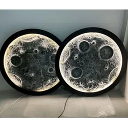 VAS collection home Black 2 Pieces Wooden Black Wall Decor-image-16