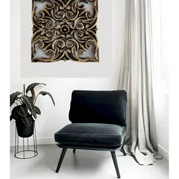 VAS collection home Gold Toned Textured Wooden Wall Decor-image-49