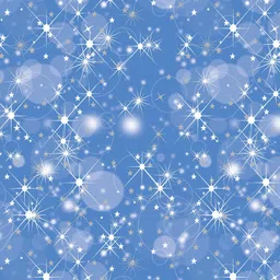Jaamso Royals White & Blue Sparkling Star Design Self Adhesive & Waterproof Wallpaper image 2