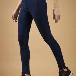 The Roadster Lifestyle Co. Women Charming Girl Mid Waist Denim Pant Skinny-Fit Jeans image 1