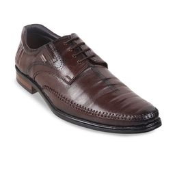Mochi Men Textured Leather Formal Derbys-picture-31
