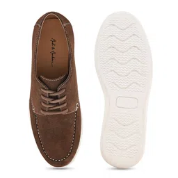 Mast & Harbour Men Lightweight Suede Lace-Up Derbys image 5