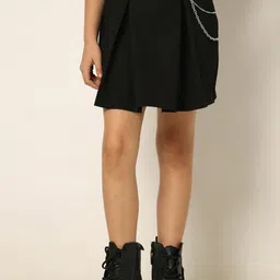 Vero Moda Girls Pure Cotton A-Line Skirt-image-56