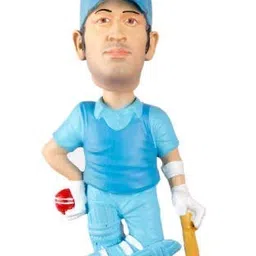 Awestuffs Ms Dhoni Action Figure Collector's Item (Medium, Blue) image 2