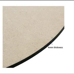 generic 53ARTS MDF Craft Board Round Circle 4mm Thick Pack of 10 for Home Decor, Multipurpose, DIY, Painting, Decoupage, Art and Crafts (12 inch) image 3