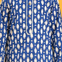 SAKA DESIGNS Boys Ethnic Motifs Printed Long Sleeves Pure Cotton Kurta with Dhoti Pants image 2