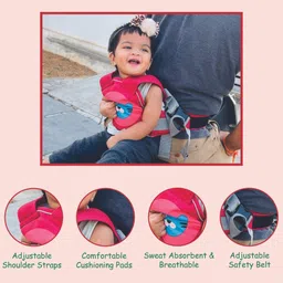 Polka Tots Infants Printed 2 way Two Wheeler Baby Carrier image 4