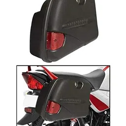 MIZZEO Bike Side Luggage Box Black for Yamaha FZ-S image 2
