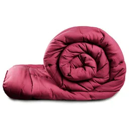 MYTRIDENT Maroon  Brown Mild Winter Single Bed Comforter image 5