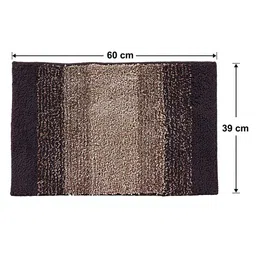 Kuber Industries Set Of 2 Brown Cotton Anti Slip Door Mat image 3