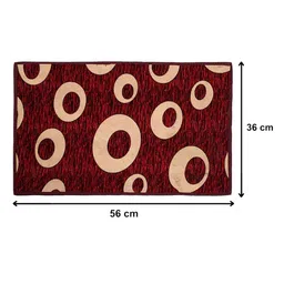 Kuber Industries Set Of 2 Printed Velvet Anti-Skid Doormat image 5