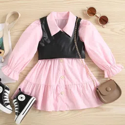 StyleCast Shirt Collar Long  Fit & Flare Dress-picture-38