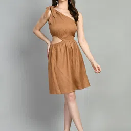 PRETTY LOVING THING  Women Sleeveless Fit & Flare Dress image 1