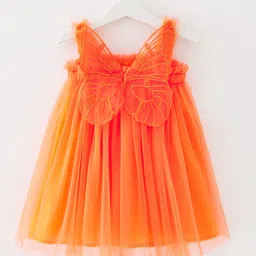 INCLUD Orange Fit & Flare Dress-picture-20