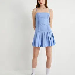 Koton Striped Fit & Flare Dress-image-39