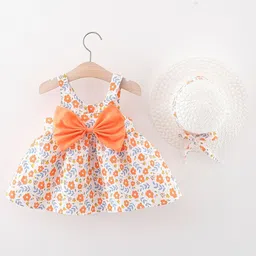 StyleCast x Revolte Floral Print Fit & Flare Dress image 1