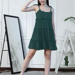 NEUDIS Shoulder Straps A-Line Dress-picture-7