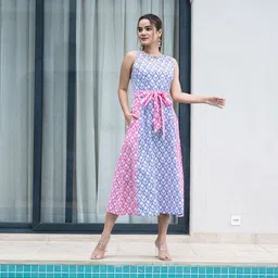 Yufta Print A-Line Maxi Dress-picture-38