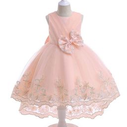 StyleCast Girls Pink Embellished Bow Detail Fit & Flare Dress-picture-49
