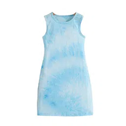 StyleCast x Revolte Tie and Dye Dyed Sheath Dress-image-5
