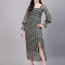 aayu Geometric Printed Maxi Dress-image-44