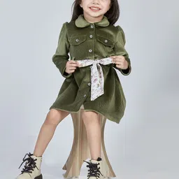 Peppermint Girls Long Sleeves Shirt Dress-picture-53