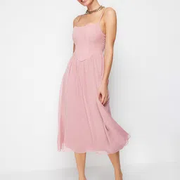 Trendyol Fit & Flare Midi Dress-picture-32
