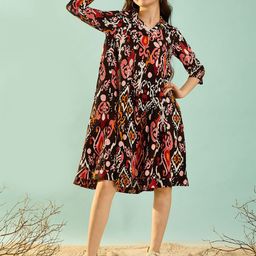 Cherry & Jerry Animal Print A-Line Dress-picture-37