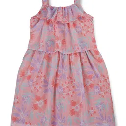 Gini and Jony Floral Print Peplum Dress-image-10