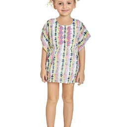 Peppermint Multicoloured Chiffon A-Line Dress-picture-50