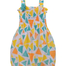 Wish Karo Girls Yellow A-Line Dress-image-41