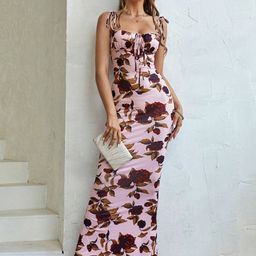 TANDUL Floral Print Maxi Dress-picture-25