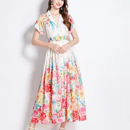 JC Collection Floral Printed Midi Dress-picture-40