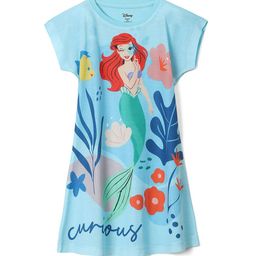 Wear Your Mind Girls  Ariel Printed Cotton T-shirt Dress-picture-0