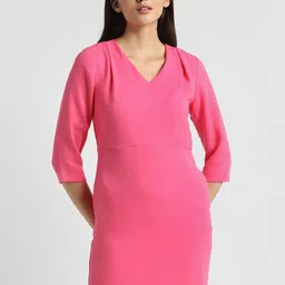 Allen Solly Woman V-Neck Sheath Dress-picture-26