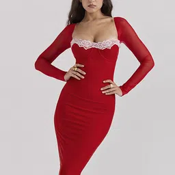 StyleCast x Revolte Midi Bodycon Dress-image-0