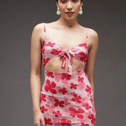 TANDUL Women Floral Print Bodycon Mini Dress-picture-22