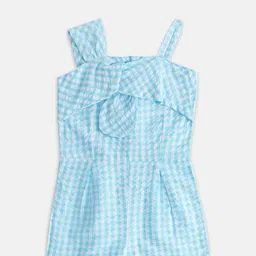 Pantaloons Junior Girls Cotton Checked A-Line Dress image 2