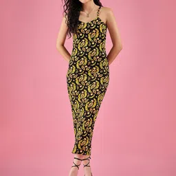 DressBerry Ethnic Motifs Printed A-Line Midi Dress image 2