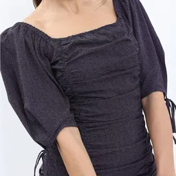 Tokyo Talkies Square Neck Bodycon Mini Dress image 2