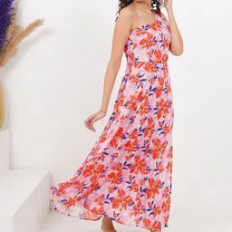 Slumber Jill Floral Printed Maxi Dress image 5