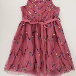 Cot'N Soft Girls Embellished Shoulder Strap Cotton A-Line Midi Dress image 4