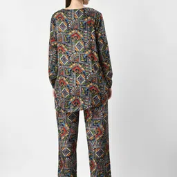 BAESD Ethnic Motifs Embroidered Tunic With Trousers Co-Ods image 4