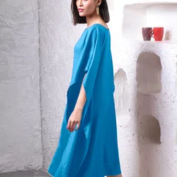LetsDressUp Floral Printed Kimono Sleeves Kaftan Midi Dress image 4